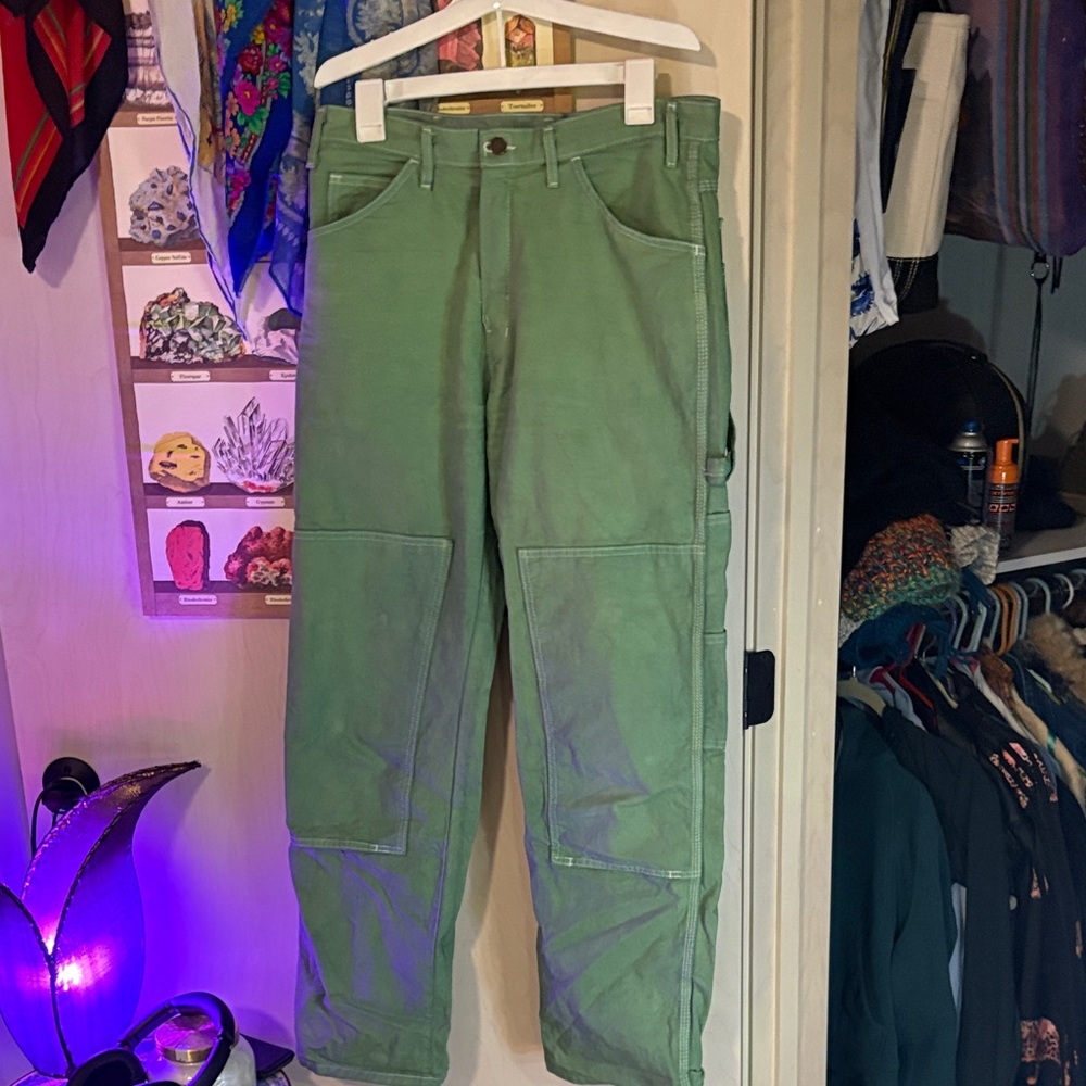 Green Dickies Utility Pants
